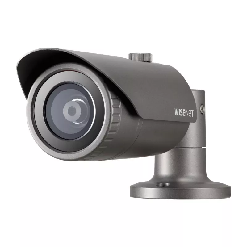 Hanwha QNO-7012R lauko IP stebėjimo kamera (cilindrinė), 4 MP, PoE, IR, IP66, IK10, pilka