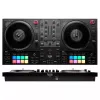 Hercules INPULSE T7 Black DJ valdiklis – 3,5 mm / 6,35 mm ausinėms, USB kabelis, 652×350×90 mm