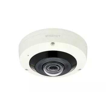 HANWHA Xnf-8010rv 6MP H.265 Žuvies akies kupolinė vaizdo kamera su IR