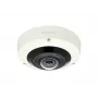 HANWHA Xnf-8010rv 6MP H.265 Žuvies akies kupolinė vaizdo kamera su IR