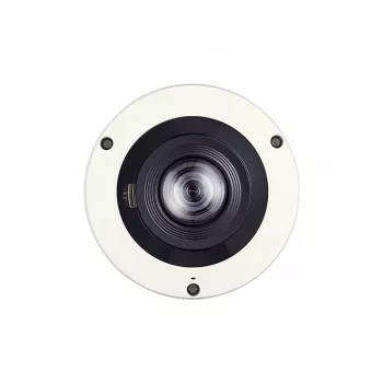 HANWHA Xnf-8010rv 6MP H.265 Žuvies akies kupolinė vaizdo kamera su IR