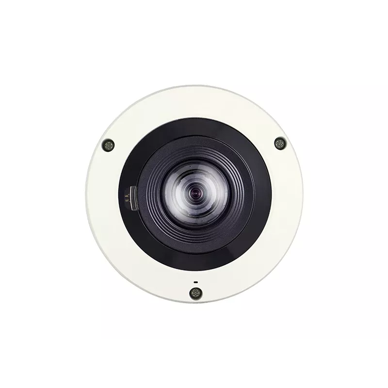 HANWHA Xnf-8010rv 6MP H.265 Žuvies akies kupolinė vaizdo kamera su IR