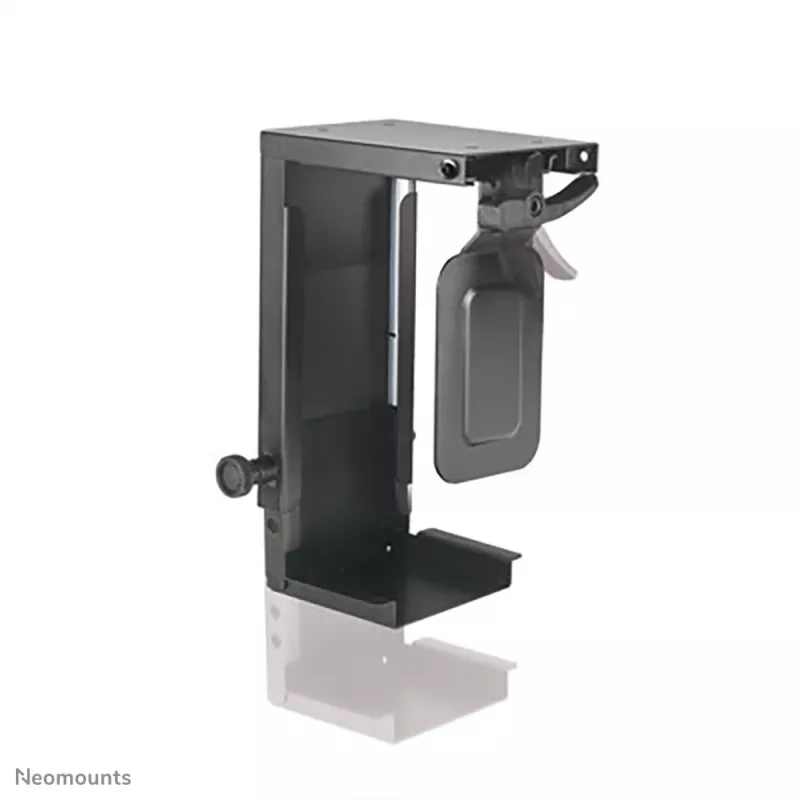 Neomounts CPU-D075BLACK laikiklis sisteminiam blokui po stalu – universalus, iki 10 kg