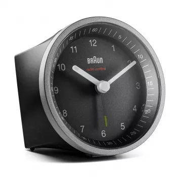 Braun BC07SB-DCF Kvarcinis radijo signalo žadintuvas, juodas, sidabrinis