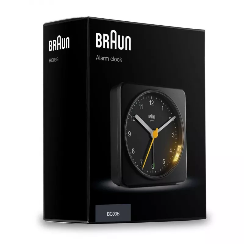 Braun BC03B Kvarcinis žadintuvas Juodas