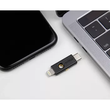 Yubico YubiKey 5Ci saugos raktas su Lightning ir USB-C jungtimis