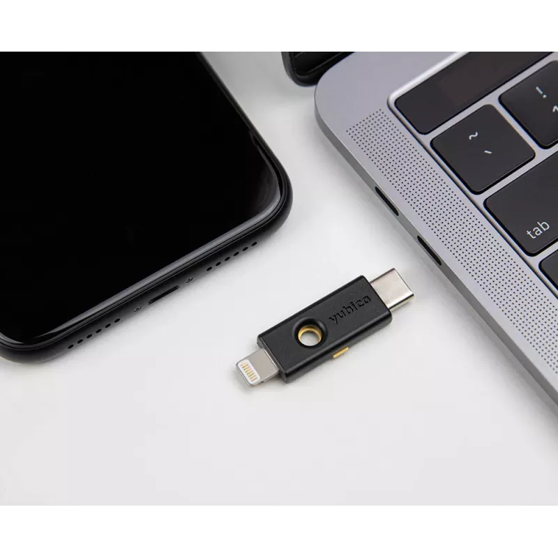 Yubico YubiKey 5Ci saugos raktas su Lightning ir USB-C jungtimis