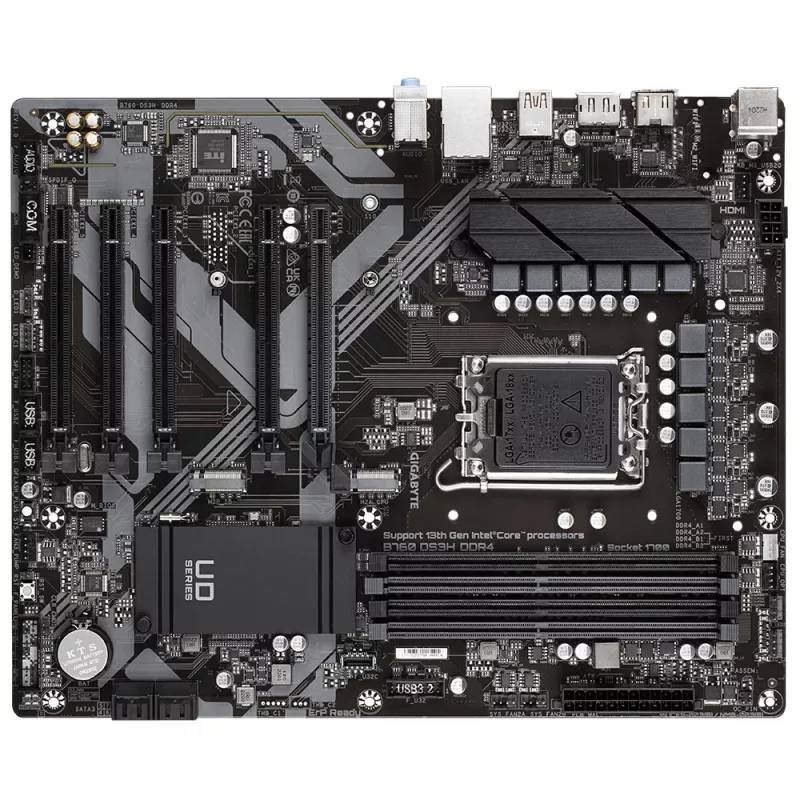 Pagrindinė plokštė GIGABYTE B760 DS3H DDR4