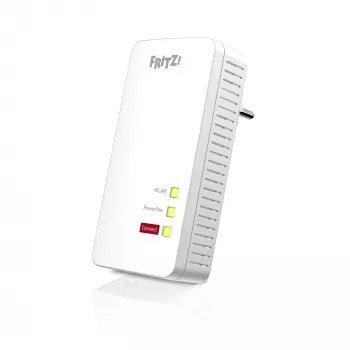 FRITZ!Powerline 1260E – belaidis maršrutizatorius per elektros tinklą 1200 Mbit/s, Gigabit Ethernet, Wi-Fi AC+N, baltas