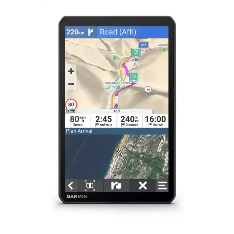 Navigatorius Garmin 895 fiksuotas 20,3 cm (8 colių) TFT jutiklinis ekranas