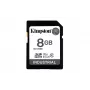 Kingston Technology 8G SDHC Industrial pSLC, 8 GB, SDXC, 10 klasė, UHS-I, 100 MB/s, 80 MB/s