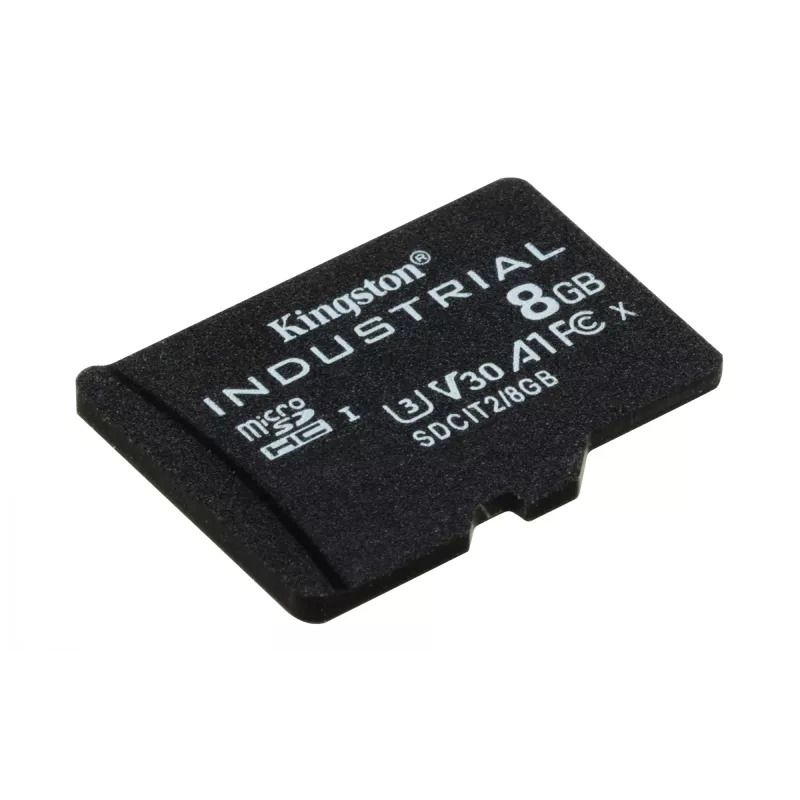 Kingston Technology 8 GB microSDHC Industrial C10 A1 pSLC atminties kortelė be adapterio