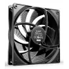 be quiet Pure Wings 3 140mm PWM high-speed Triple Pack | 3 vnt. 14 cm kompiuterio korpuso ventiliatoriai juodi