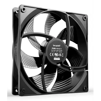 be quiet! Pure Wings 3 140mm PWM 3 vnt. komplektas – 14 cm korpuso ventiliatorius, juodas