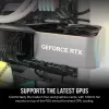 CORSAIR 3000D RGB Airflow vidutinis bokštinis kompiuterio korpusas – baltas