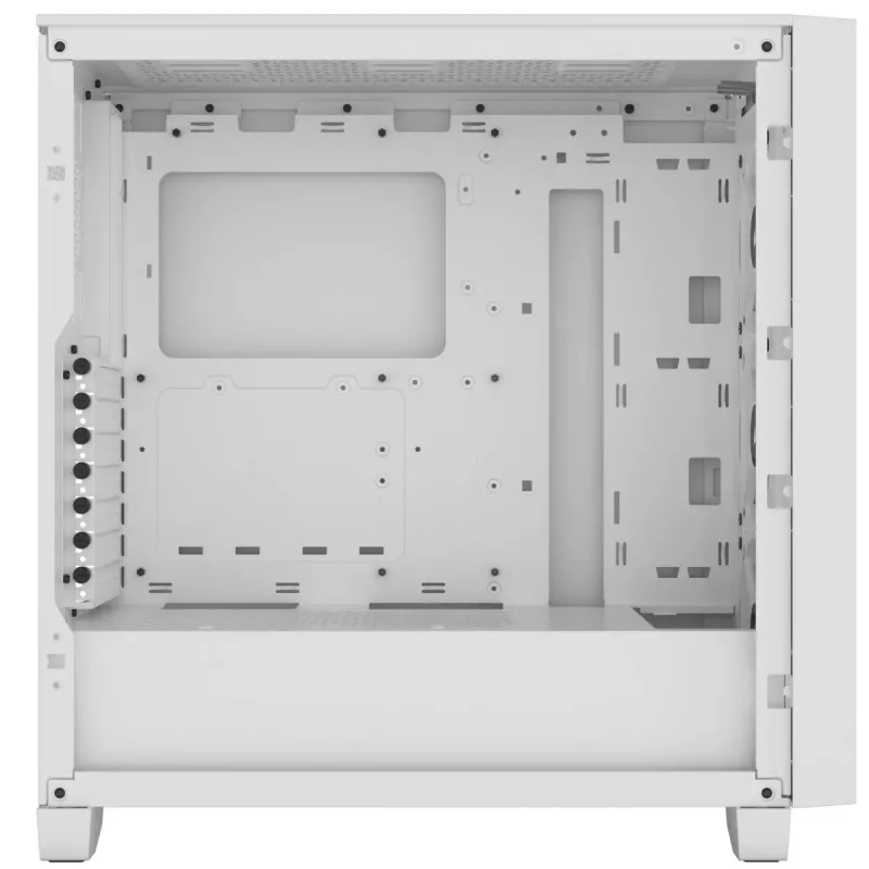 CORSAIR 3000D RGB Airflow vidutinis bokštinis kompiuterio korpusas – baltas