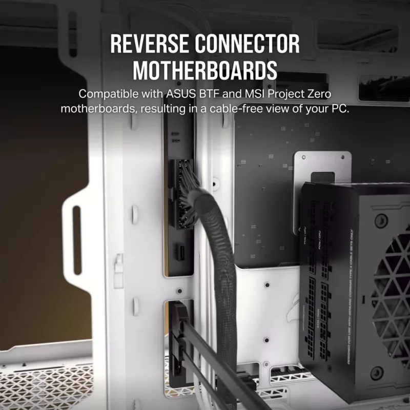 CORSAIR PC korpusas - Icue Link 2500X RGB Micro ATX dviejų kamerų juodas