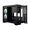 CORSAIR PC korpusas - Icue Link 2500X RGB Micro ATX dviejų kamerų juodas