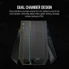 CORSAIR PC korpusas - Icue Link 2500X RGB Micro ATX dviejų kamerų juodas