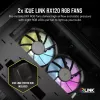 CORSAIR PC korpusas - Icue Link 2500X RGB Micro ATX dviejų kamerų juodas