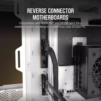 CORSAIR korpusas Icue Link 2500X RGB Micro ATX dviejų kamerų baltas