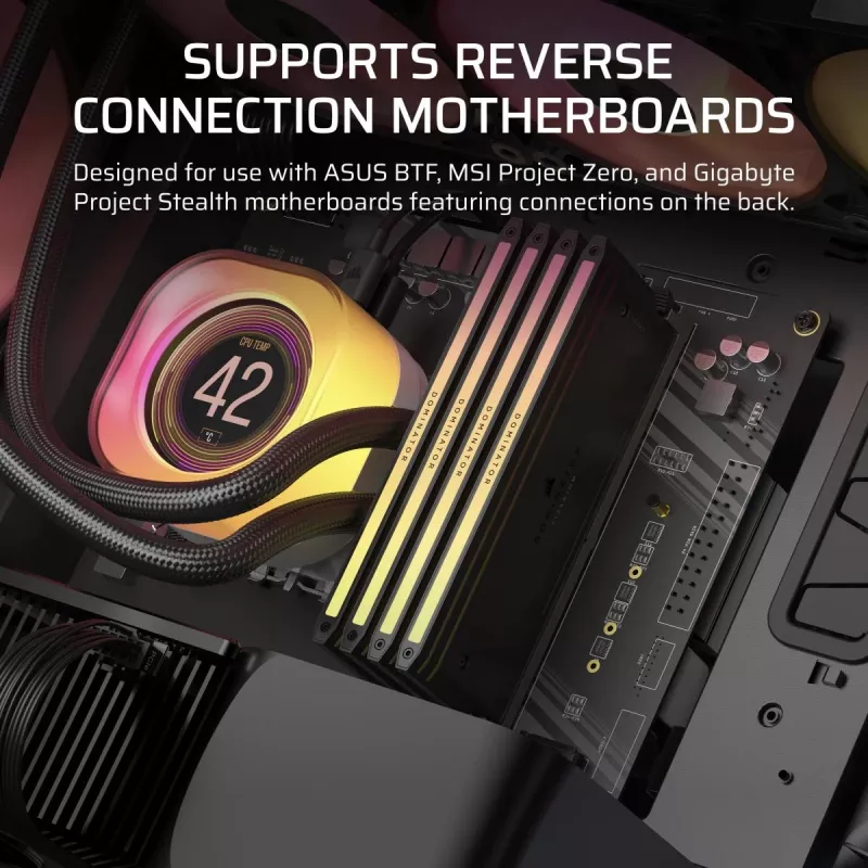 CORSAIR 5000T Mid-Tower kompiuterio korpusas – juodas
