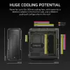 CORSAIR 5000T Mid-Tower kompiuterio korpusas – juodas