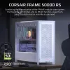 CORSAIR FRAME 5000D baltas vidutinio bokšto kompiuterio korpusas su dideliu oro srautu
