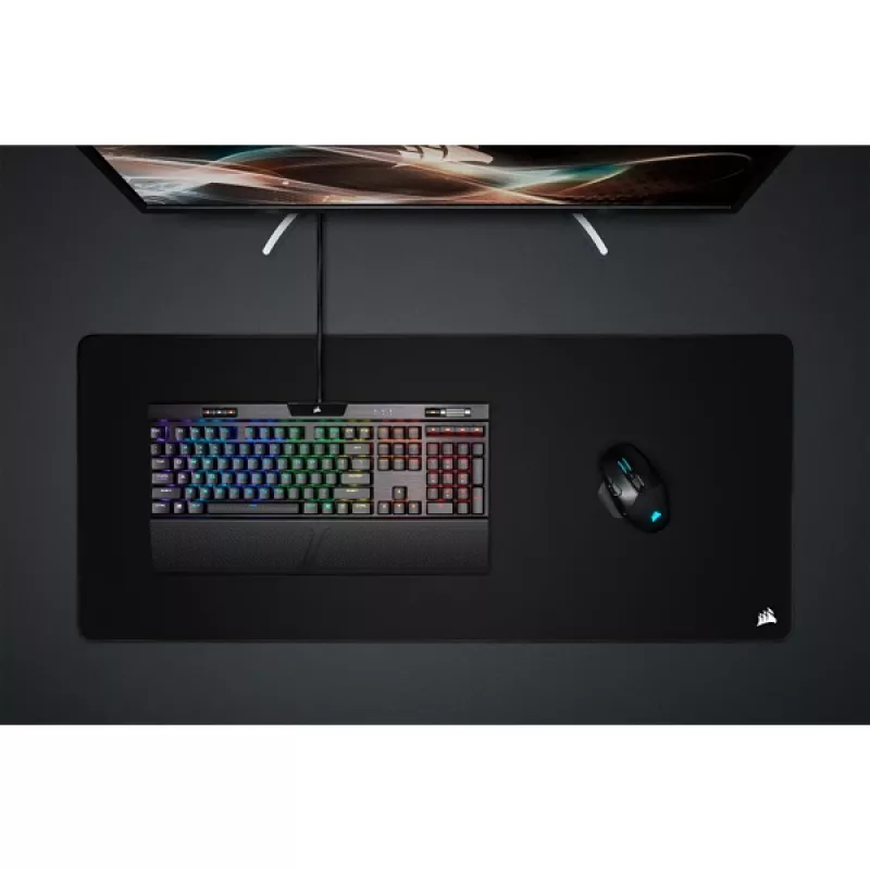 CORSAIR MM350 PRO Premium apsauginis nuo išsiliejimų audinio žaidimų pelės kilimėlis – Extended-XL