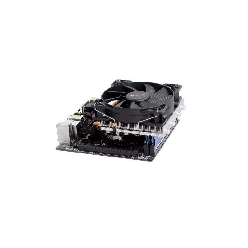 be quiet! Shadow Rock LP CPU aušintuvas, 120 mm ventiliatorius, Intel LGA1700/1200/1150/1151/1155/2011 Square ILM, AMD AM5/AM4/AM3(+)/AM2(+)/FM1/FM2(+), 130 W TDP, aukštis 75,4 mm