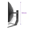 Monitorius AOC AGON PRO AG346UCD 86,4 cm (34 col.) 3440 x 1440 pikselių Wide Quad HD QD-OLED juodas, pilkas