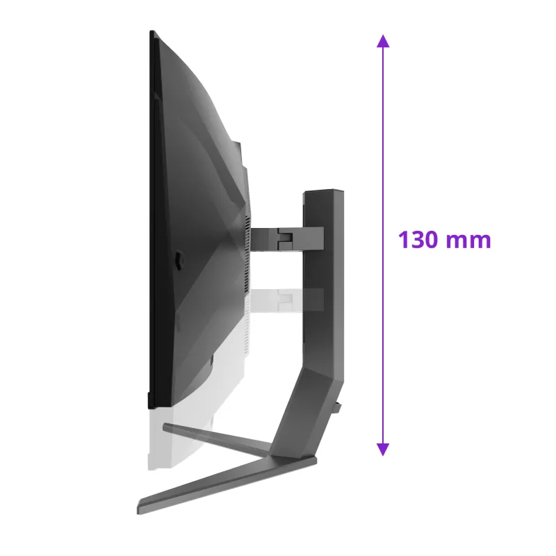 Monitorius AOC AGON PRO AG346UCD 86,4 cm (34 col.) 3440 x 1440 pikselių Wide Quad HD QD-OLED juodas, pilkas