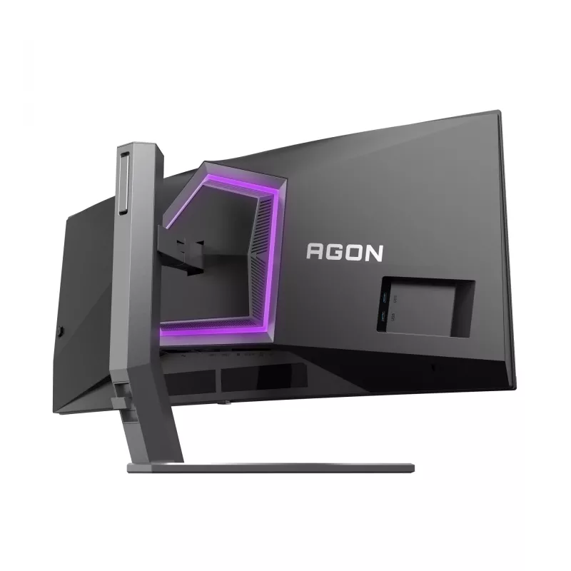 Monitorius AOC AGON PRO AG346UCD 86,4 cm (34 col.) 3440 x 1440 pikselių Wide Quad HD QD-OLED juodas, pilkas