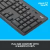 LOGITECH MK295 tylus belaidis rinkinys grafito spalvos AZERTY belgiškas