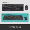 LOGITECH MK295 tylus belaidis rinkinys grafito spalvos AZERTY belgiškas