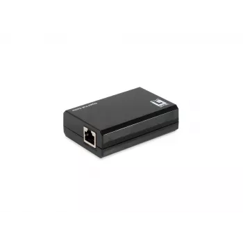 LevelOne Gigabit PoE bt į USB-C PD 3.0 skirstytuvas, IEEE 802.3af/at/bt, 10/100/1000Base-T(X), juodas