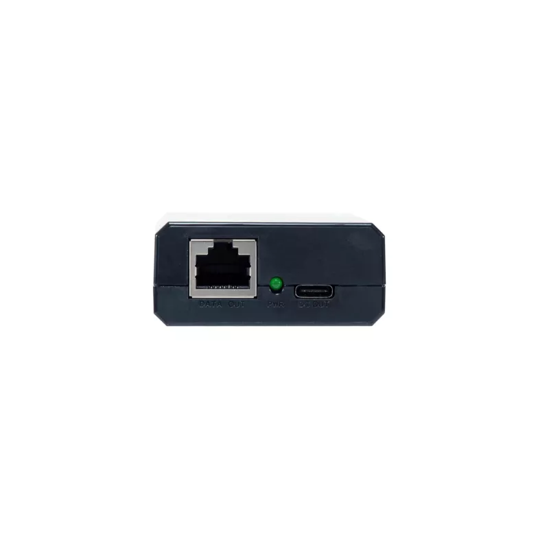 LevelOne Gigabit PoE bt į USB-C PD 3.0 skirstytuvas, IEEE 802.3af/at/bt, 10/100/1000Base-T(X), juodas