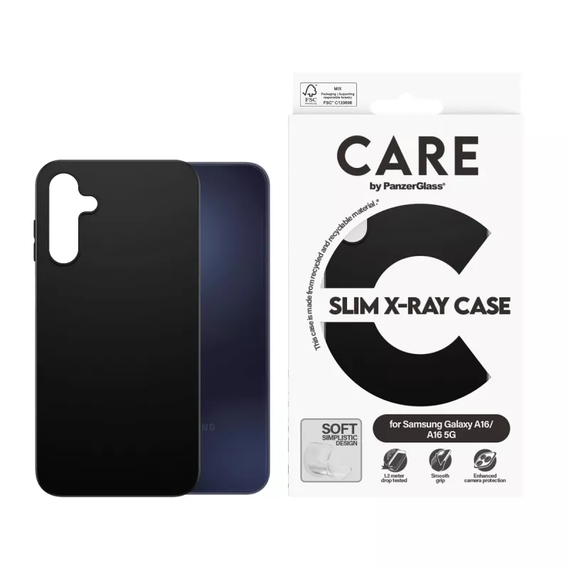 PanzerGlass CARE™ by ® dėklas Black Samsung Galaxy A16 4G | A16 5G