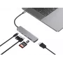 Conceptronic DONN02G nešiojamojo kompiuterio dokas / prievadų replikatorius USB 3.2 Gen 1 (3.1 Gen 1) Type-C aliuminis