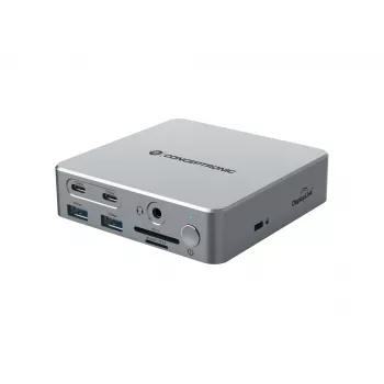 Docking stotelė Conceptronic DONN25G 15-in-1 USB 3.2 Gen 2 DisplayLink, 4K@60Hz, 100W PD