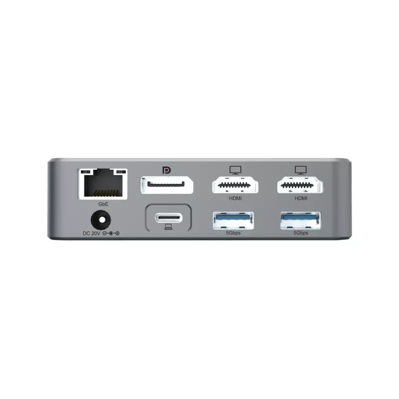 Docking stotelė Conceptronic DONN25G 15-in-1 USB 3.2 Gen 2 DisplayLink, 4K@60Hz, 100W PD