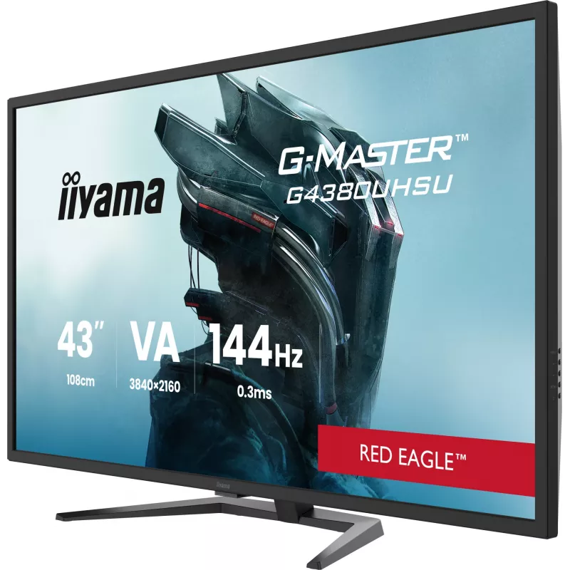 Monitorius iiyama G-MASTER G4380UHSU-B2 108 cm (42,5 colio) 4K Ultra HD LED juodas