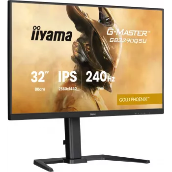 Monitorius iiyama G-MASTER GB3290QSU-B1 80 cm (31.5 colio) 2560 x 1440 pikselių QHD LED juodas
