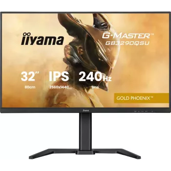 Monitorius iiyama G-MASTER GB3290QSU-B1 80 cm (31.5 colio) 2560 x 1440 pikselių QHD LED juodas