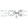 ATEN CS22H 2-portų USB 4K HDMI KVM jungiklis su nuotoliniu prievado parinkikliu