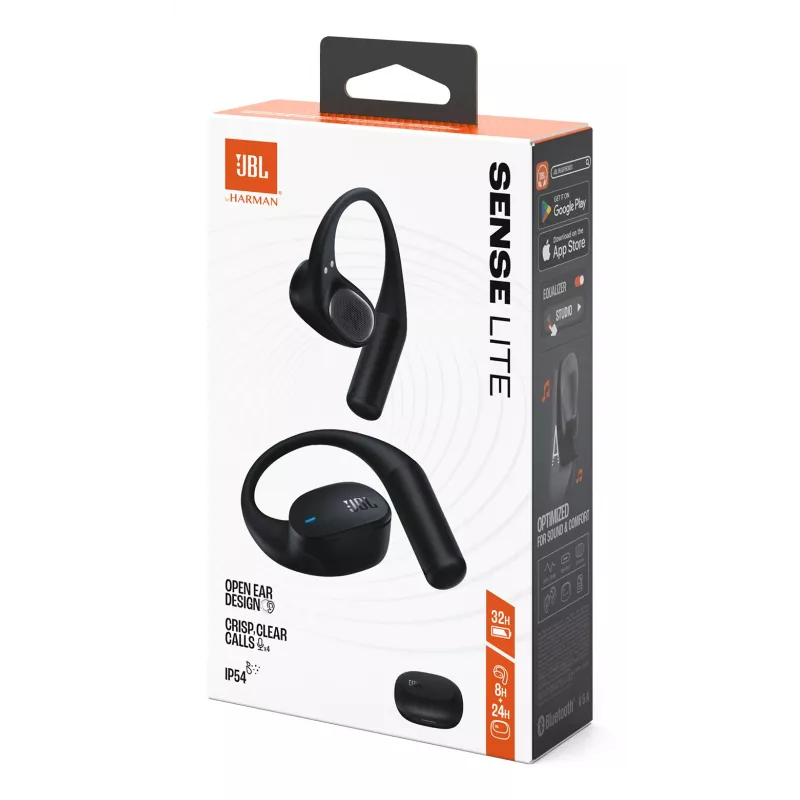 JBL Sense Lite Ausinės Belaidės Ausų Kablys Skambučiai/Muzika Bluetooth Juodos
