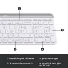 LOGITECH MK470 belaidis klaviatūros ir pelės rinkinys – Offwhite – AZERTY prancūzų