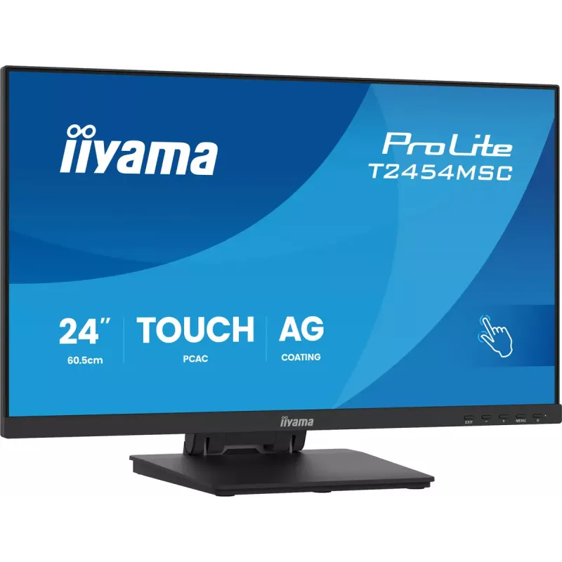Monitorius iiyama ProLite T2454MSC-B3AG 23,8 colių Full HD LED liečiamas ekranas