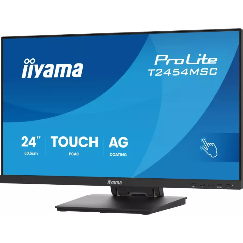 Monitorius iiyama ProLite T2454MSC-B3AG 23,8 colių Full HD LED liečiamas ekranas