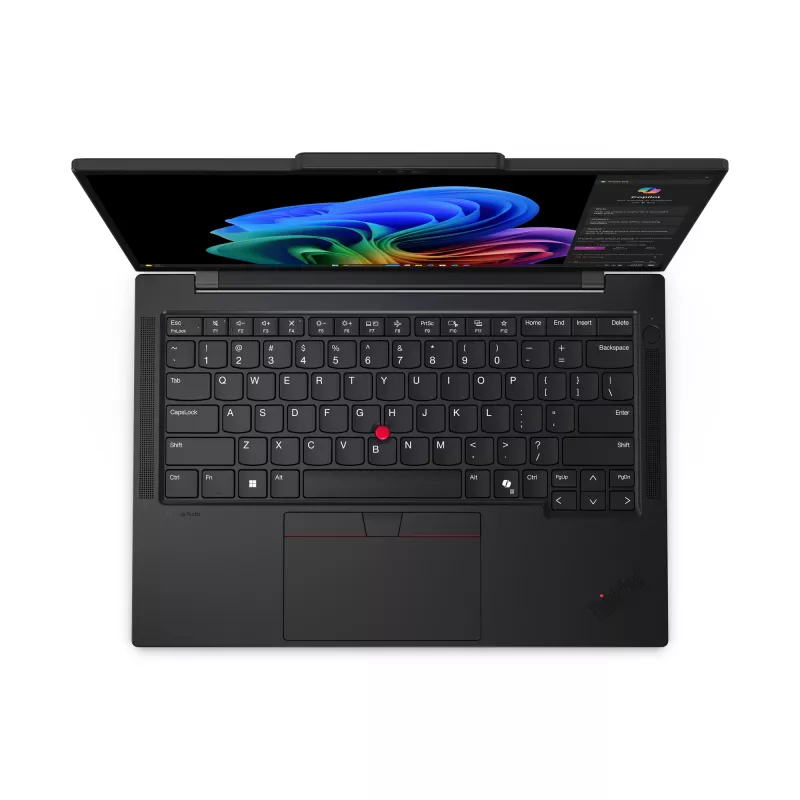 Nešiojamas kompiuteris Lenovo ThinkPad T14s Gen 6 (Snapdragon) Copilot+ PC X1E-78-100 35,6 cm (14 colių) WUXGA 32 GB LPDDR5x-SDRAM 1 TB SSD Wi-Fi 7 (802.11be) Windows 11 Pro